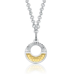 Guili Infinite Harmony Circle Pendant Necklace – Timeless Symbol of Balance, Unity, and Elegance with a Minimalist Design for a Sophisticated Look - 1 of 2