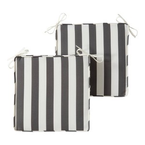 Kensington Garden 2pc 18" Square Outdoor Chair Pad - 1 of 4