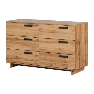 Image of 6 Drawer Cavalleri Double Dresser Nordik Oak - South Shore