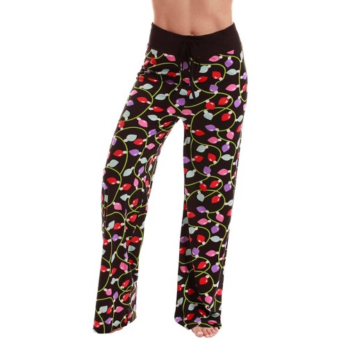 Just Love Womens Wide Leg Casual Comfy Flowy Loose Stretch - Palazzo Pajama  Pants PJs 6990-10122-XS