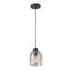 Bristol Pendant Black - Adesso: ETL Listed, Glass Shade, Metal Body, 40W, Adjustable Height - image 2 of 2