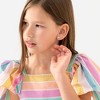 Girls' Rings of Saturn Screw Back Sterling Silver Earrings - Clear -  In Season Jewelry - 2 of 4