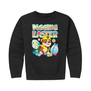 Boys' - Paw Patrol - Paw Patrol Easter Graphic Long Sleeve Fleece Sweatshirt - 1 of 4