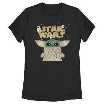 Women's Star Wars: The Mandalorian Halloween Grogu Mummy T-Shirt