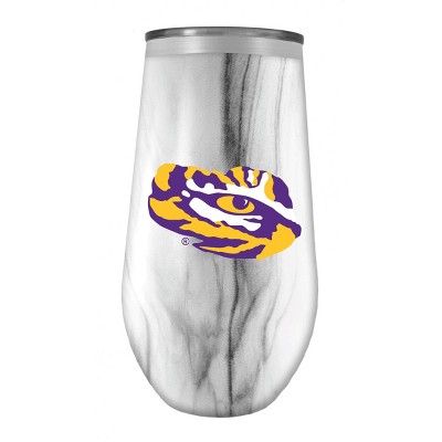 NCAA  LSU Tigers 16oz Marble Tall Stemless Stainless Steel Tumbler