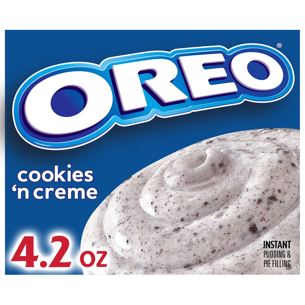 JELL-O Oreo Cookies 'n Creme Instant Pudding & Pie Filling Mix - 4.2oz