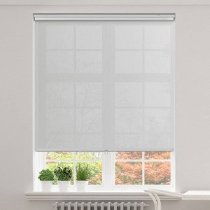 Lumi Home Furnishings 35"x72" Slow Release Polyester Roller Shade Gray - 1 of 4