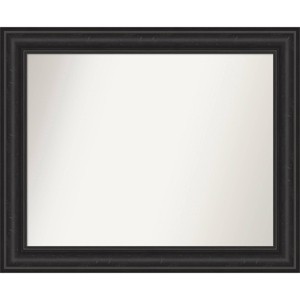 Amanti Art 34"x28" Non-Beveled Shipwreck Black Bathroom Wall Mirror: Rectangle, Polystyrene Frame, Wall Mounted - 1 of 4