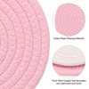 Unique Bargains Indoor Non-slip Absorbent Cotton Rope Plant Saucers Set of 4 - 4 of 4
