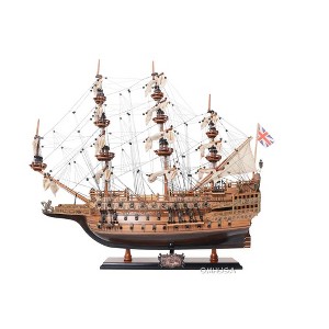 Sovereign of the Seas Model Ship 27"H – Medium Size with Brass Detail by Old Modern Handicrafts - 1 of 4