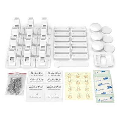 Baby Proof Me Magnetic Safety Lock Kit with 12 Locks and 3 Keys