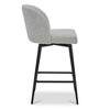 Spruce&Spring Counter Height Swivel Barstool with Metal Legs Set - 4 of 4
