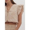 Women's Embroidered Vest Top - entro - 4 of 4