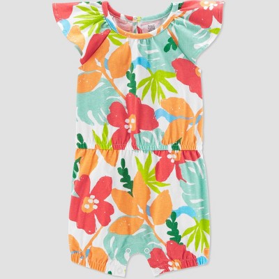 Baby Girls' Tropical Floral Romper - Just One You® made by carter's