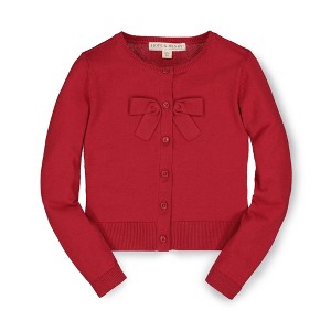 Hope & Henry Girls' Bow Front Cardigan, Infant - 1 of 4