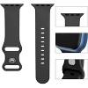 Worryfree Gadgets Silicone Sports Band for Apple Watch 38/40/41mm iWatch Band Series 8 7 6 5 4 3 2 1 & SE - 3 of 4