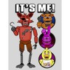 Five Nights at Freddy's It's Me! Foxy and Friends Boy's Heather Grey T-shirt - 2 of 3