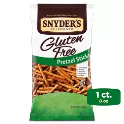 Snyder's of Hanover Gluten Free Plain Pretzel Sticks - 8oz