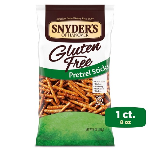 Snyder's of Hanover Gluten Free Plain Pretzel Sticks - 8oz - image 1 of 4