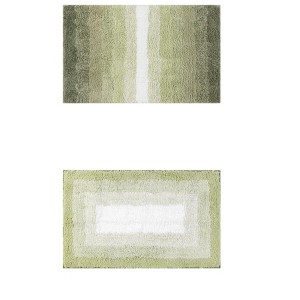 Unique Bargains Non-Slip Absorbent Soft Plush Shaggy Bath Mats 2 Pcs - 1 of 4