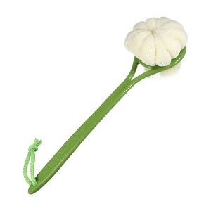 Unique Bargains Long Handle Double Sided Bath Brush 7.68"x5.51"x3.74" 1 Pc - 1 of 4