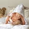 La’dore Plush Baby Towel, Washcloth & Brush & Pop-it Balloon Rattle Gift Set – Soft Cotton Baby Towel, Gentle Brush, BPA-Free Sensory Toy for Newborns - 2 of 4