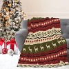 Lomsoe Christmas Throw Blanket, Rustic Soft Flannel Throw Blanket for Couch Bed Sofa, Warm Decoration Xmas Gifts. - 2 of 4