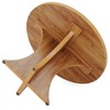 Resenkos Dining Table, Living Room Table,Wood Dining Table, 47.24 Inches Round Kitchen Table for 4-6, - 2 of 4