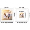 Americanflat Picture Frame with Oval Mat Insert and Shatter-Resistant Glass - Signature Collection - Photo Frame for Wall Display - 2 of 4