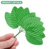 Unique Bargains Artificial Silk Wire Single Flower Leaves for DIY - 2 of 4