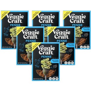 Veggiecraft Penne Pasta Peas, Lentils and Zucchini - 6 pack, 8 oz - 1 of 4