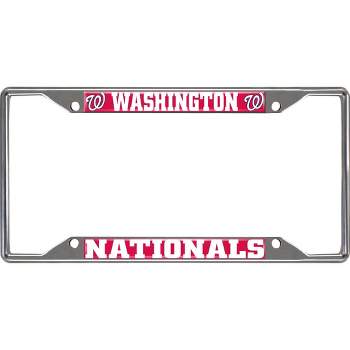 MLB Washington Nationals Stainless Steel License Plate Frame