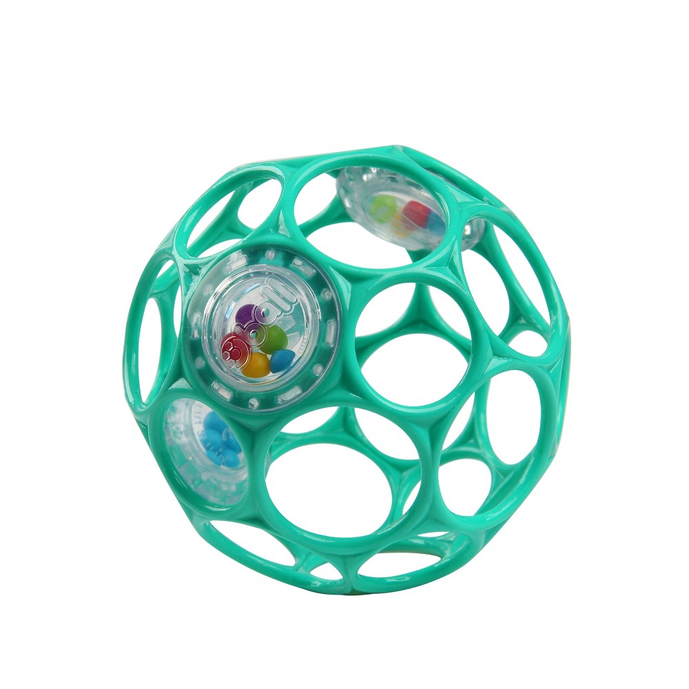 Photos - Rattle / Teether Bright Starts Oball Toy Ball Rattle - Teal 