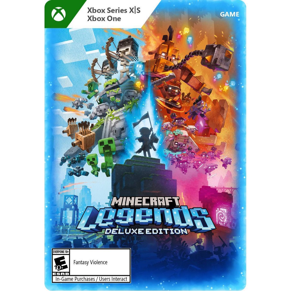Photos - Game Microsoft Minecraft Legends Deluxe Edition - Xbox Series X|S/Xbox One  (Digital)