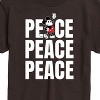 Men's - Disney - Mickey Mouse Stacked Peace Sign Short Sleeve Graphic T-Shirt - 2 of 4