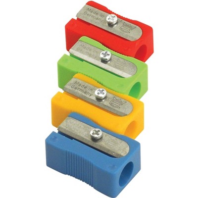 The Pencil Grip Inc Eisen Handheld Plastic Pencil Sharpeners, Assorted Colors, pk of 25