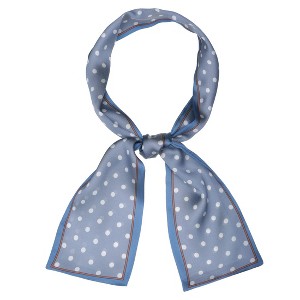 INSPIRE CHIC Women's Lovely Polka Dot Pattern Hair Band Neck Wraps 38.5x3.5 inches(LxW) - 1 of 4