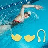 Unique Bargains Waterproof Ear Plugs Nose Clip 1 Set - 3 of 4
