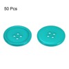 Unique Bargains Resin Craft Snap Round Flat 4-Hole Sewing Buttons 50 Pcs - 3 of 4