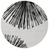 Black And Ivory Abstract Washable Indoor Outdoor Area Rug - 4 of 4