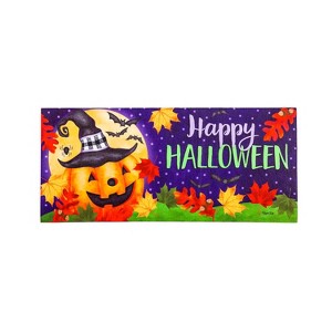 Evergreen Jolly Jack Sassafras Indoor Outdoor Switch Doormat 1'10"x10" Purple - 1 of 4