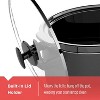 BLACK+DECKER 7-Quart Slow Cooker, SCD4007, Chalkboard Exterior, Locking Lid, 3 Heat Settings, Removable Stoneware Crock - 4 of 4