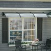 Outsunny Window Awning Door Canopy, 119.25"x37.75" Polycarbonate Front Door Outdoor Patio Cover with Hollow Sheet for UV, Sunlight Protection, Brown - 3 of 4