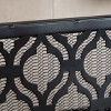 NicBex Lattice Fireplace Screen Fireplace Cover Large Double Panel with Hinged Doors for Living Room - 4 of 4