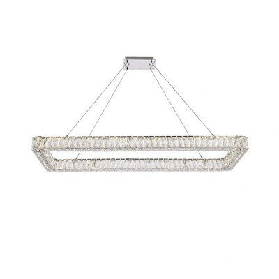 Elegant Lighting Monroe 1 - Light Pendant in  Chrome