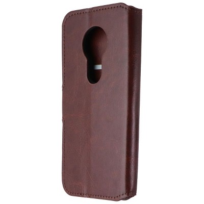 MyBat MyJacket Wallet Case for Motorola Moto G7 Play - Brown