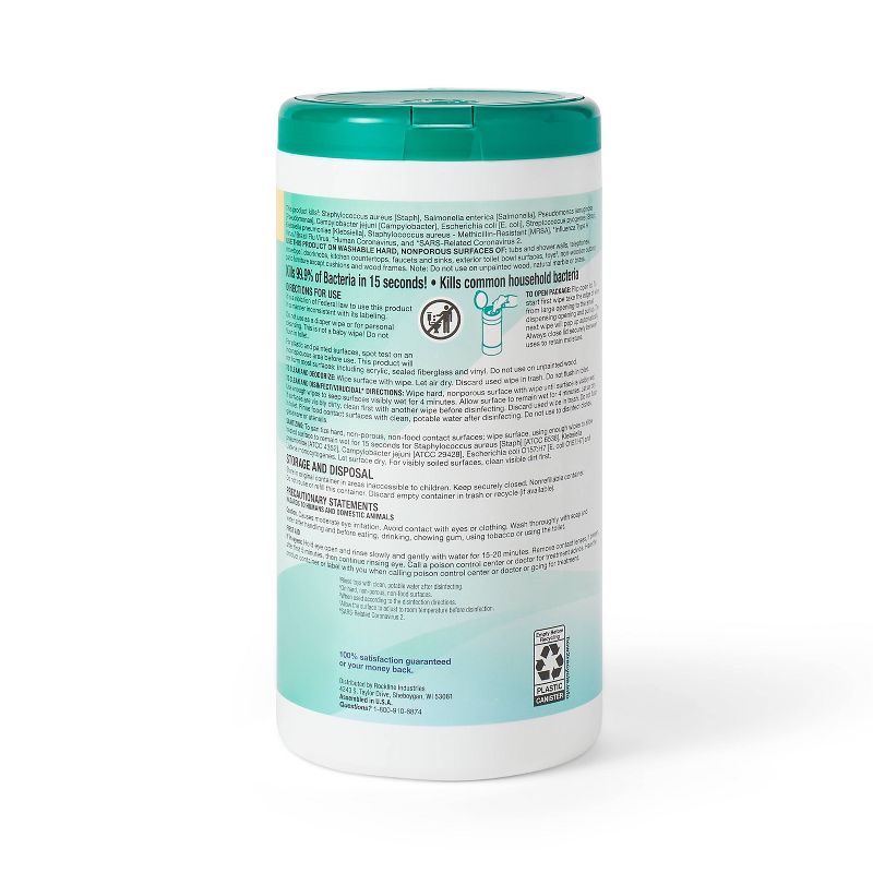 Fresh Scent Disinfecting Wipes - 75ct - up &#38; up&#8482;, 3 of 4