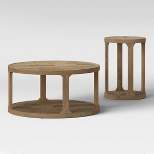 Castalia Natural Wood Accent Table Collection - Threshold™