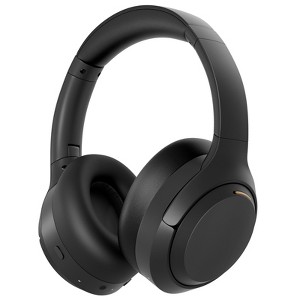 SUGIFT Over-Ear Bluetooth Headphones, Noise Cancelling, Long Battery Life, Foldable Design (Beige/Black) - 1 of 4