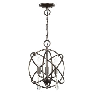 Livex Lighting Aria 3 - Light Chandelier in  English Bronze - 1 of 2